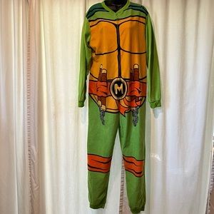 Men’s/Unisex Size Large TMNT Onesie One Piece Loungewear